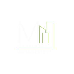 Mix Property Management Logo - White