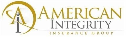 American Integrity Insurance Group logo with gold and gray text and an