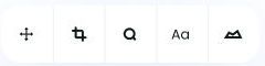 A row of letters and numbers on a white background
