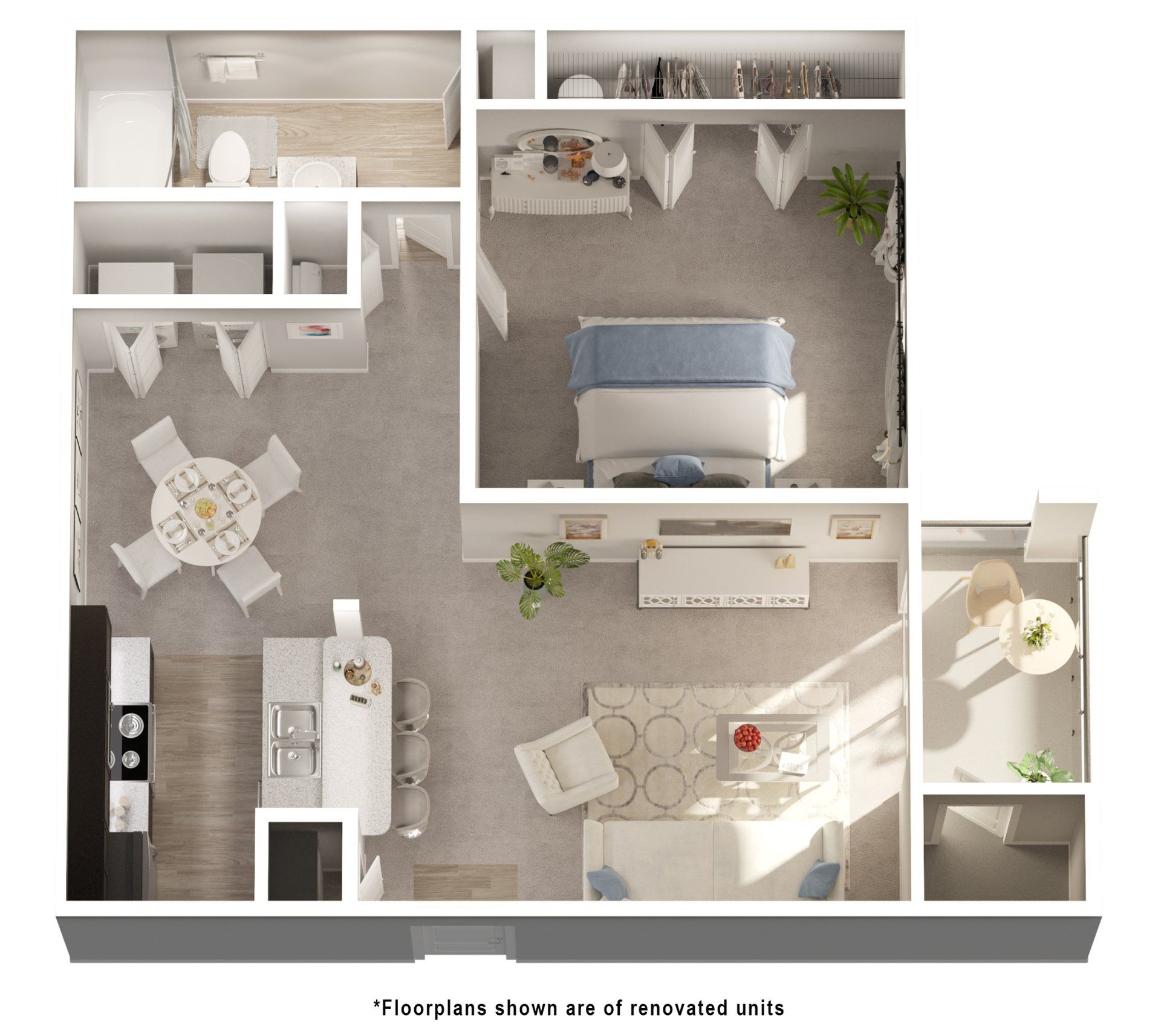 1 Bedroom | 1 Bath | 675 SF