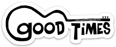 Good Times Guitar Sticker
