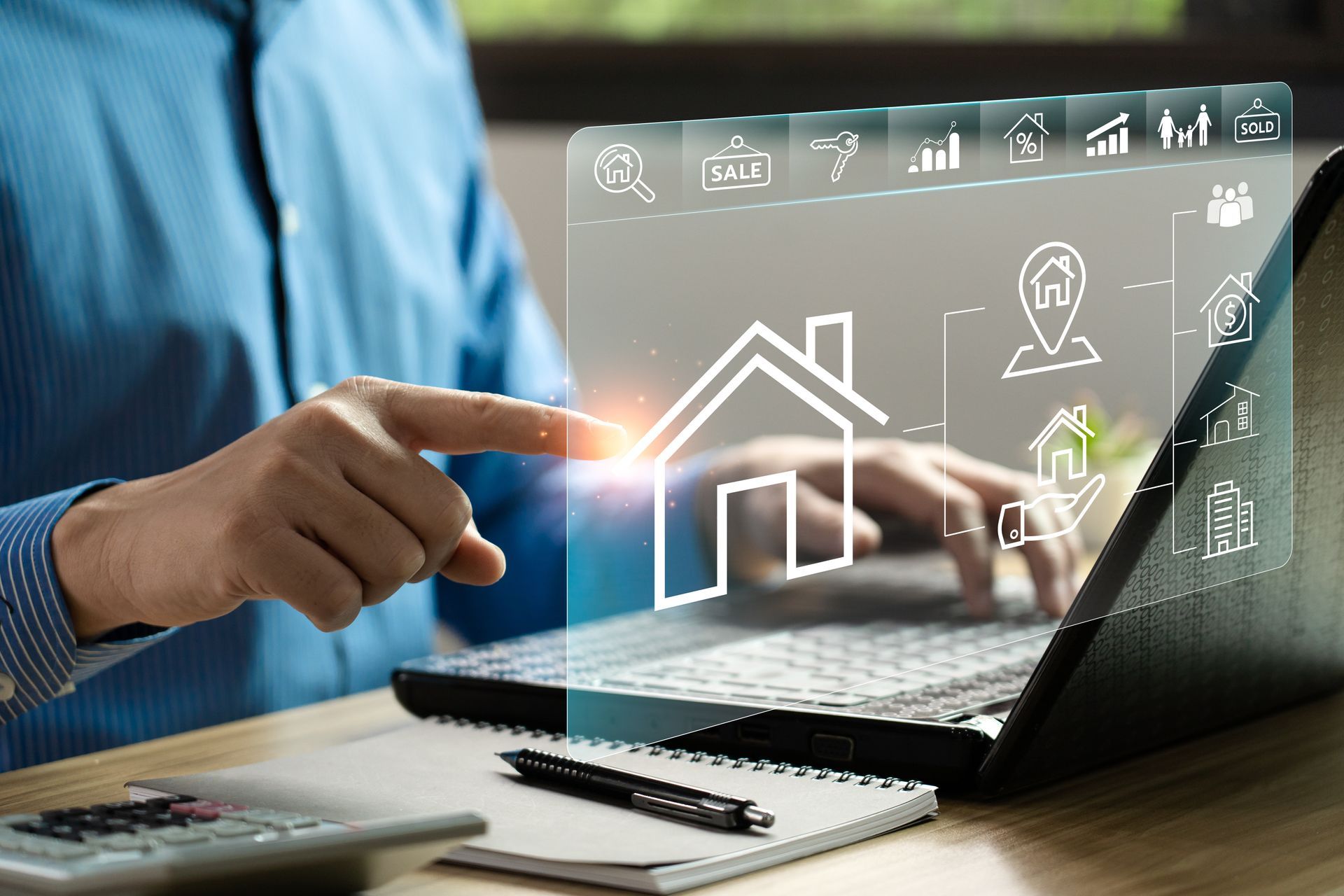 Realtor using technology