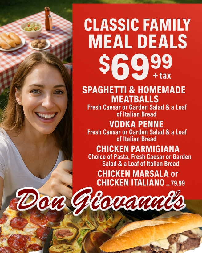 Don's Classic meal Deals $69.99