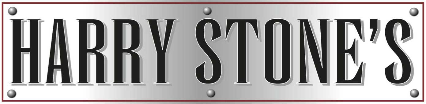 A sign that says harry stones on it