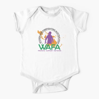 White baby bodysuit with 
