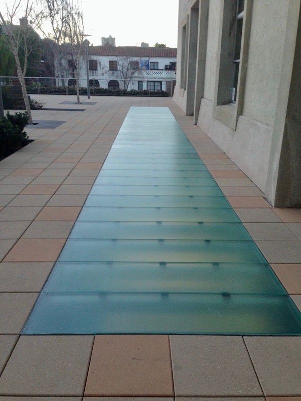 interior walkable glass skylights