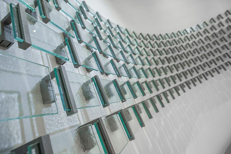 Cast Glass Donor Wall