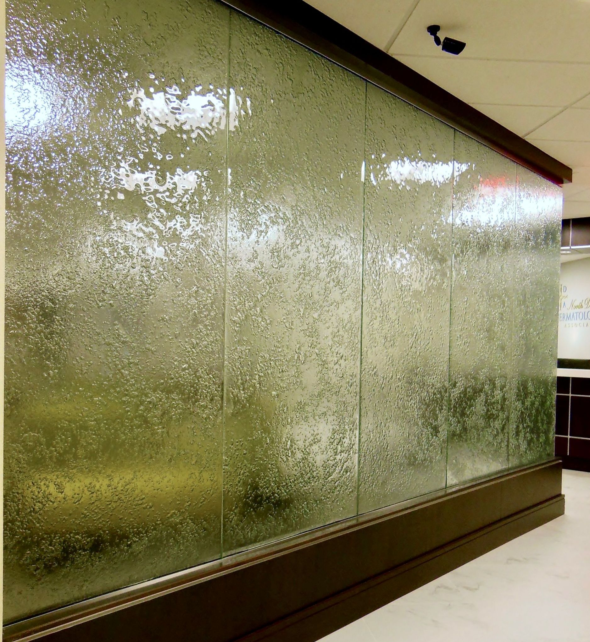 cast glass texture wall