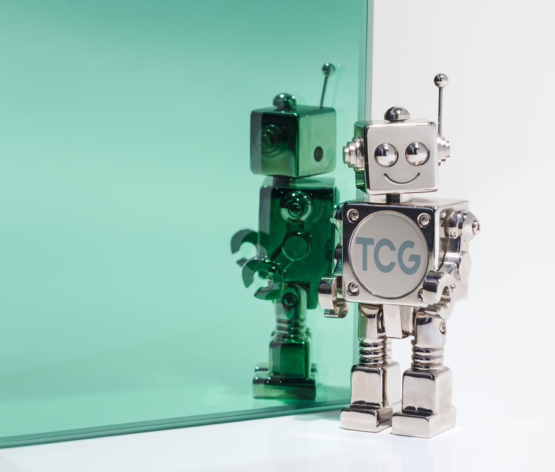 Catalina Green Colored Mirror