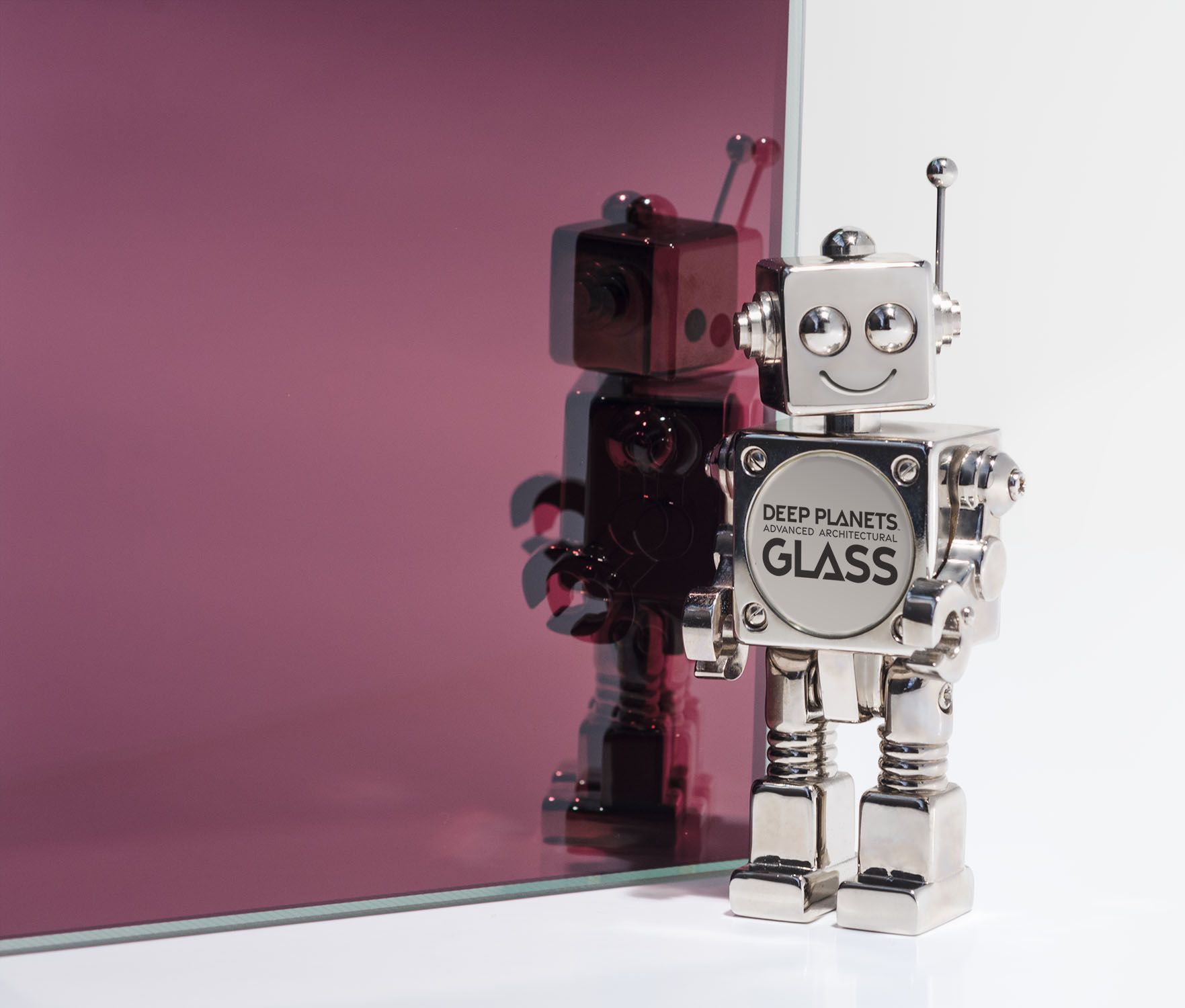 purple colored mirror