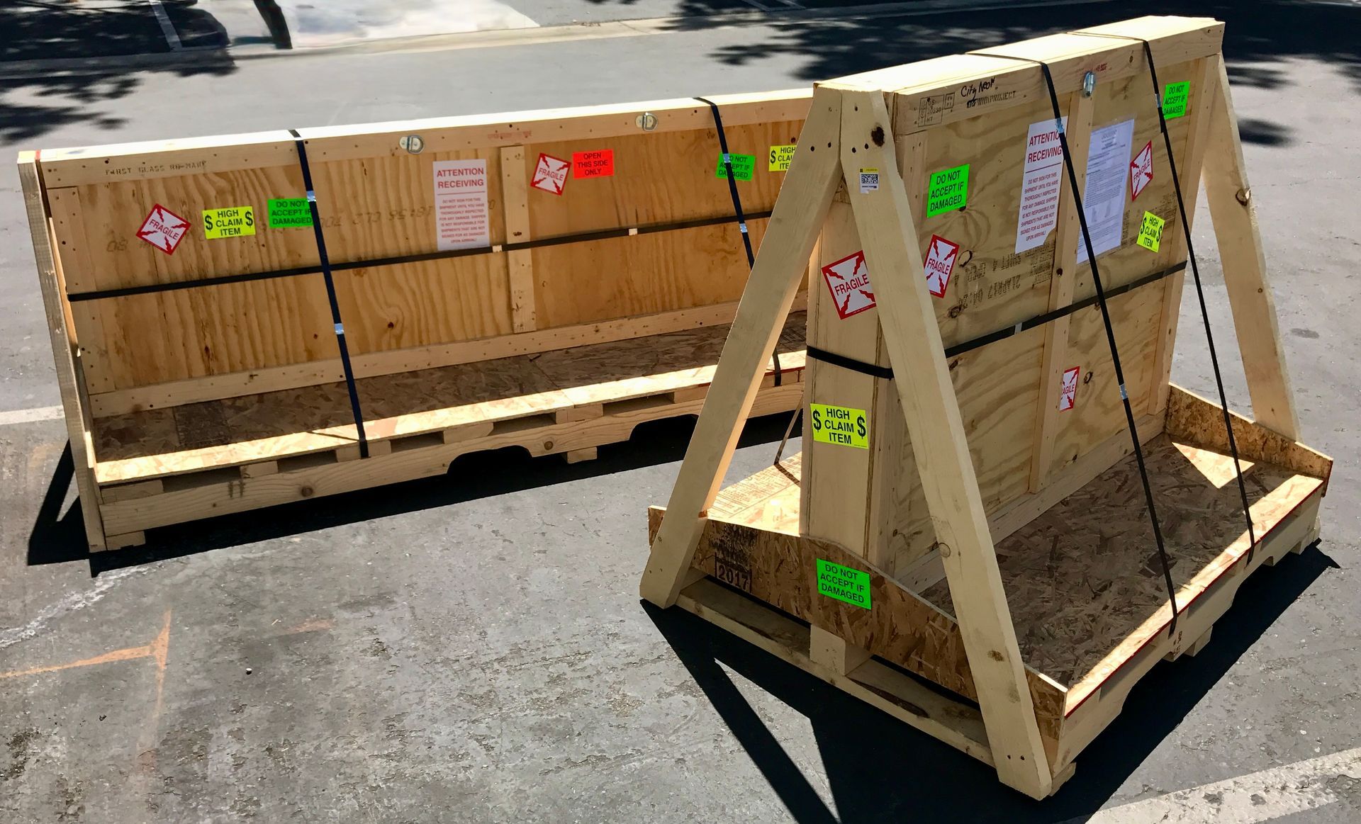 TCG wood crates 