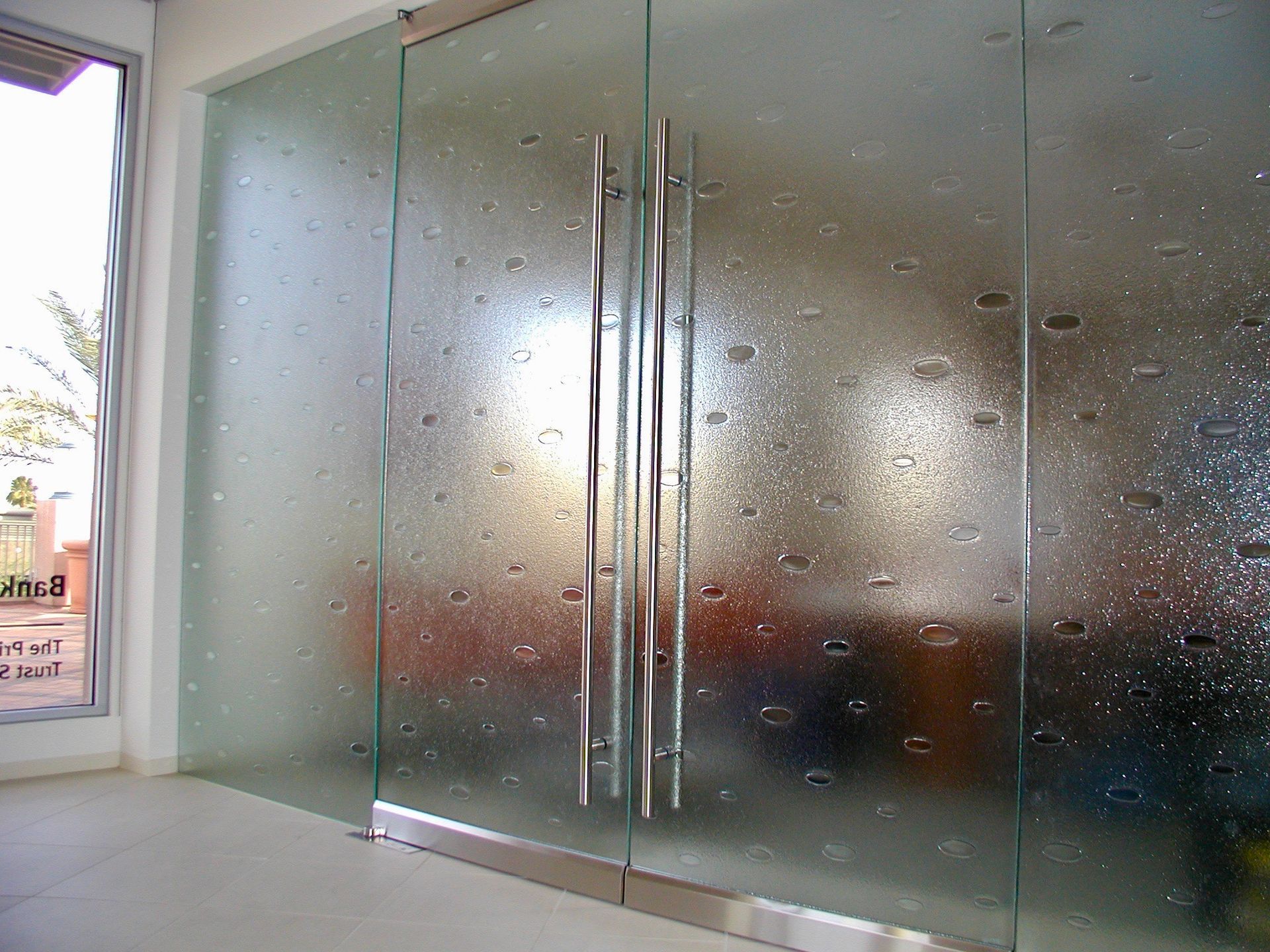 cast glass at Bank of America