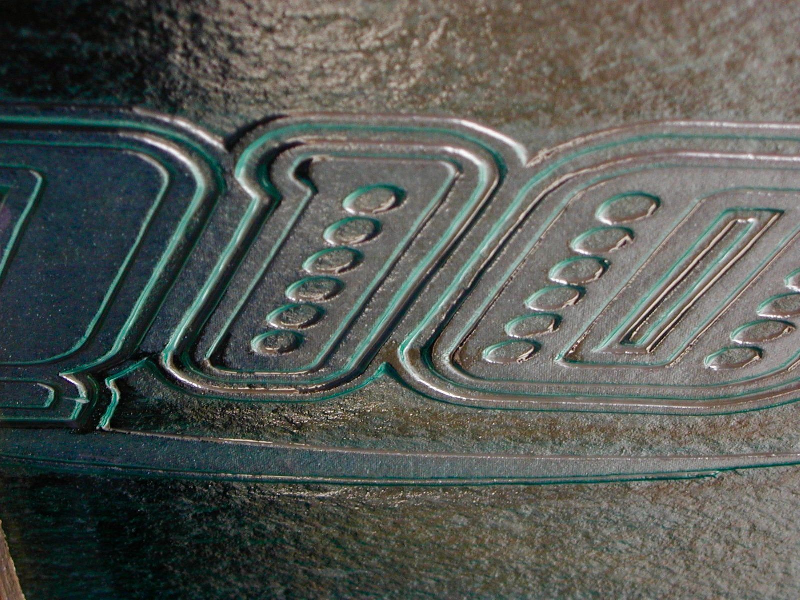 Custom Cast Glass Logos