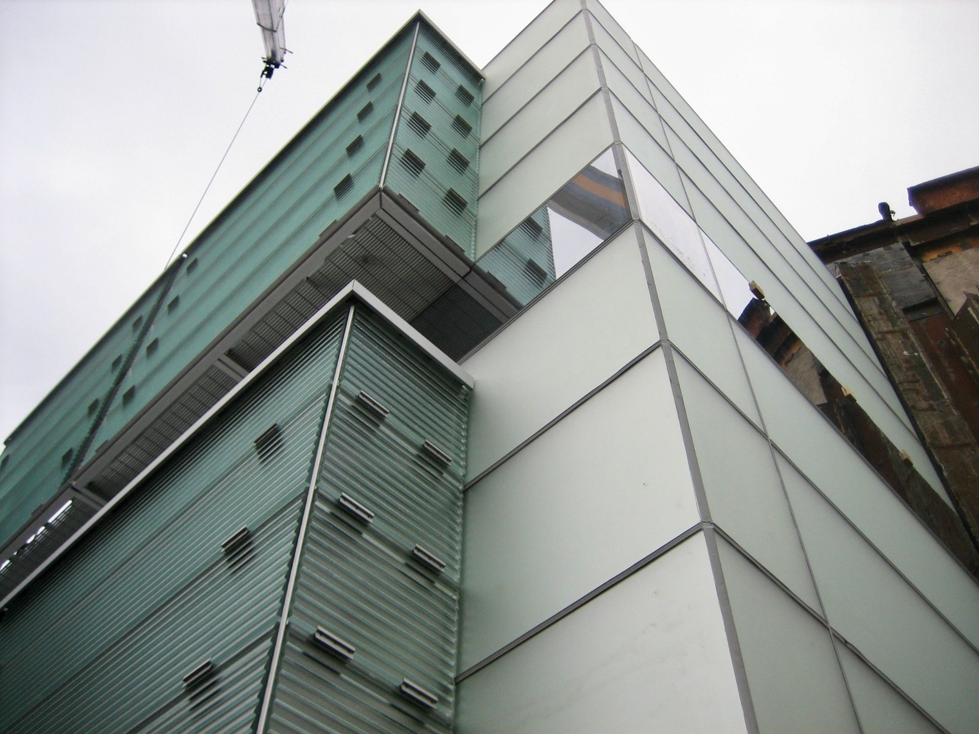 exterior cast glass panels