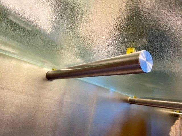 cast glass countertop