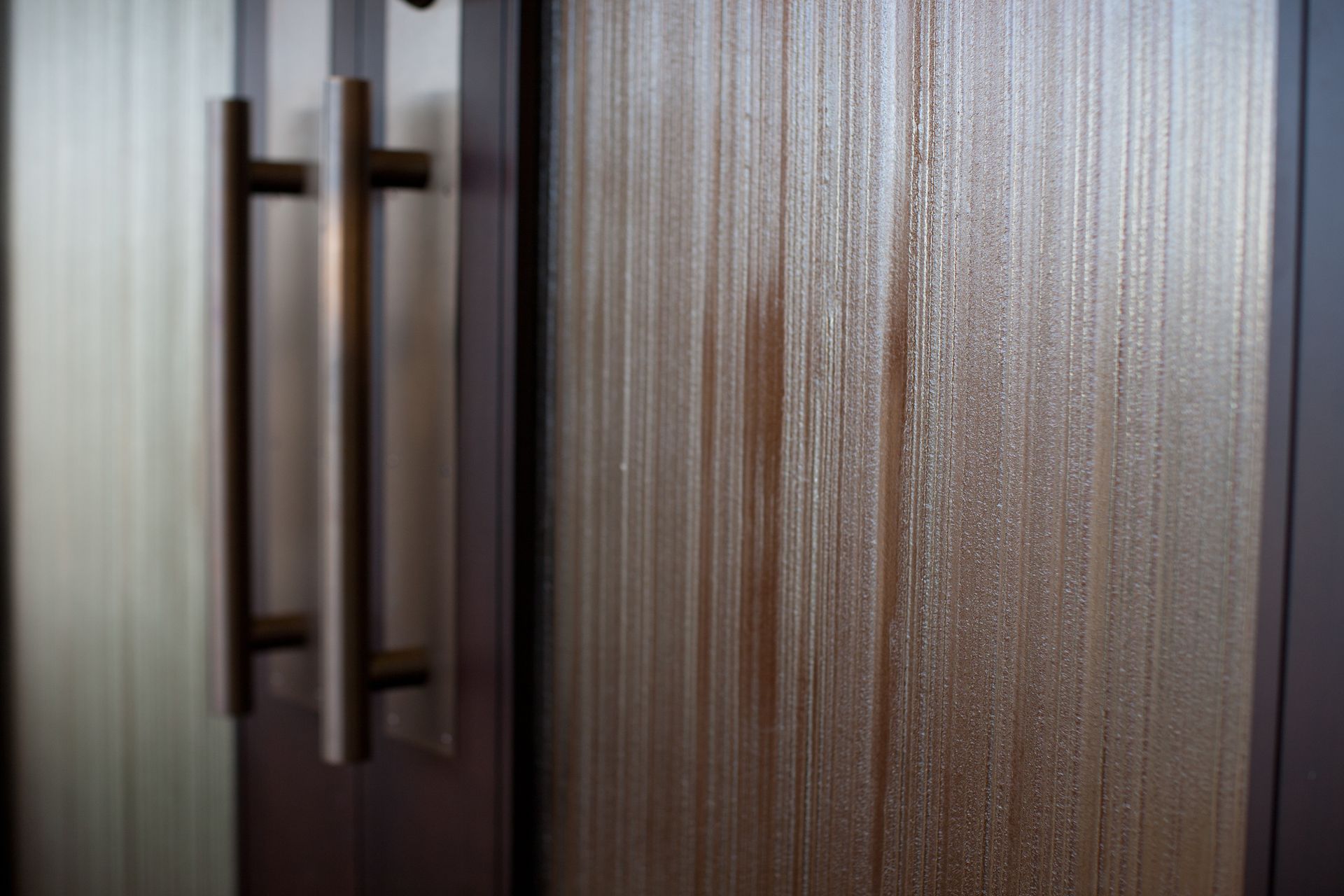 Rainfall Cast Glass Texture Doors