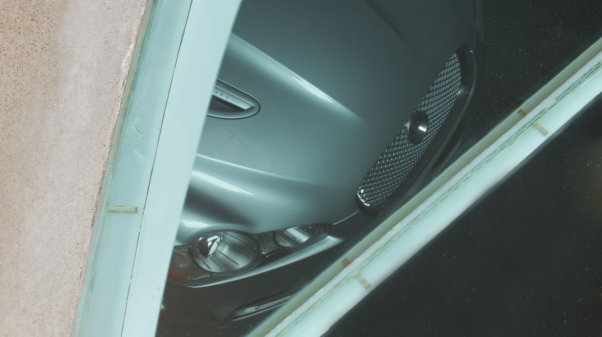 See-through floor in a residential home