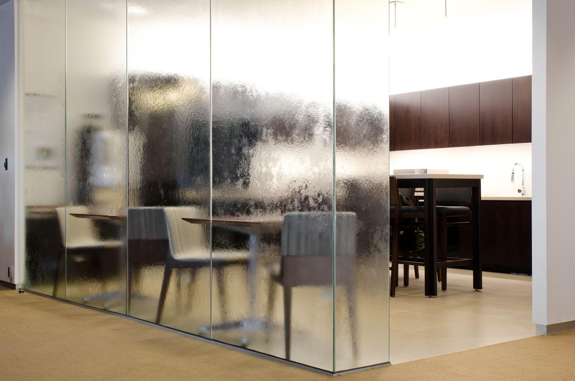 cast glass privacy office