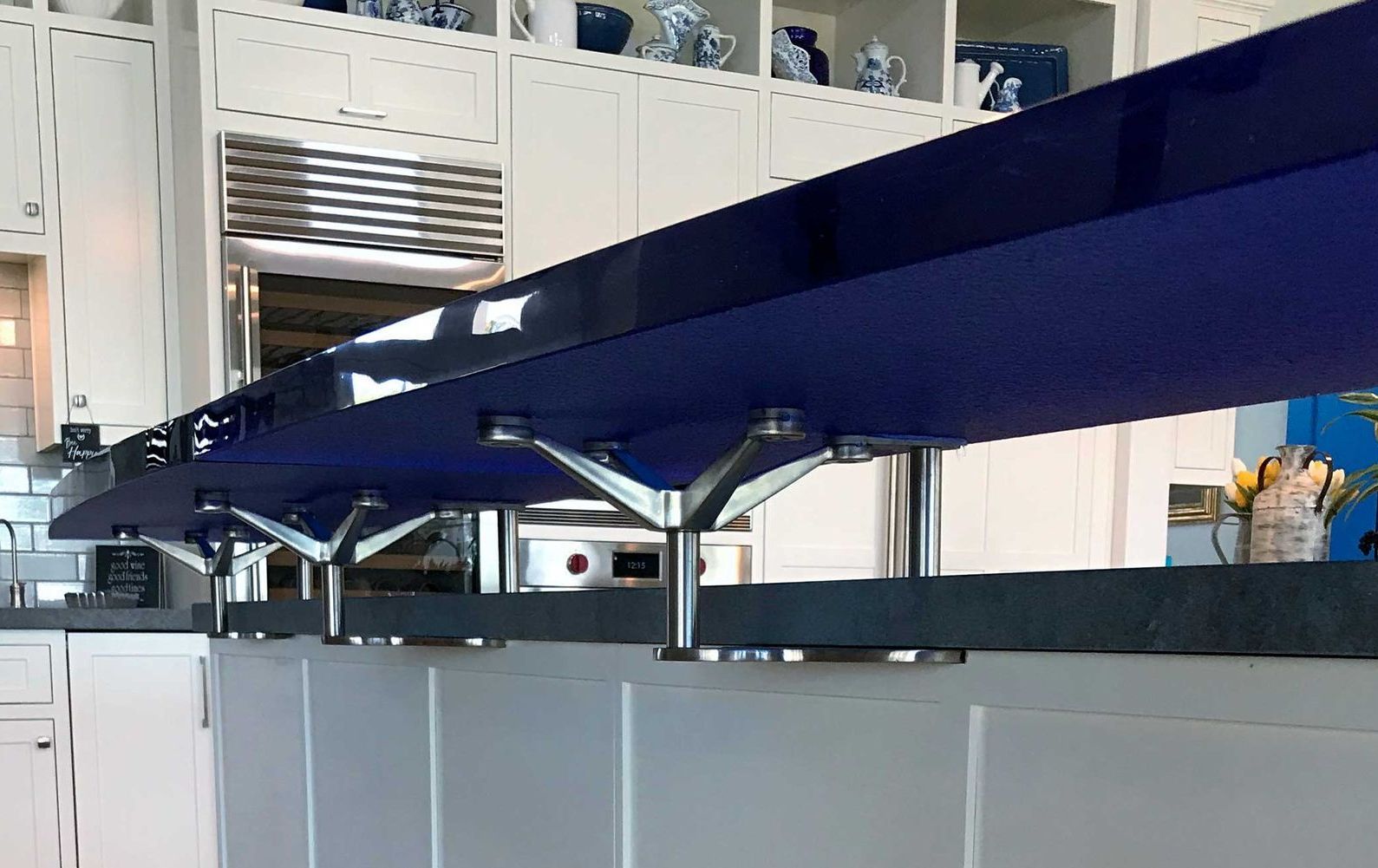 thick glass countertop