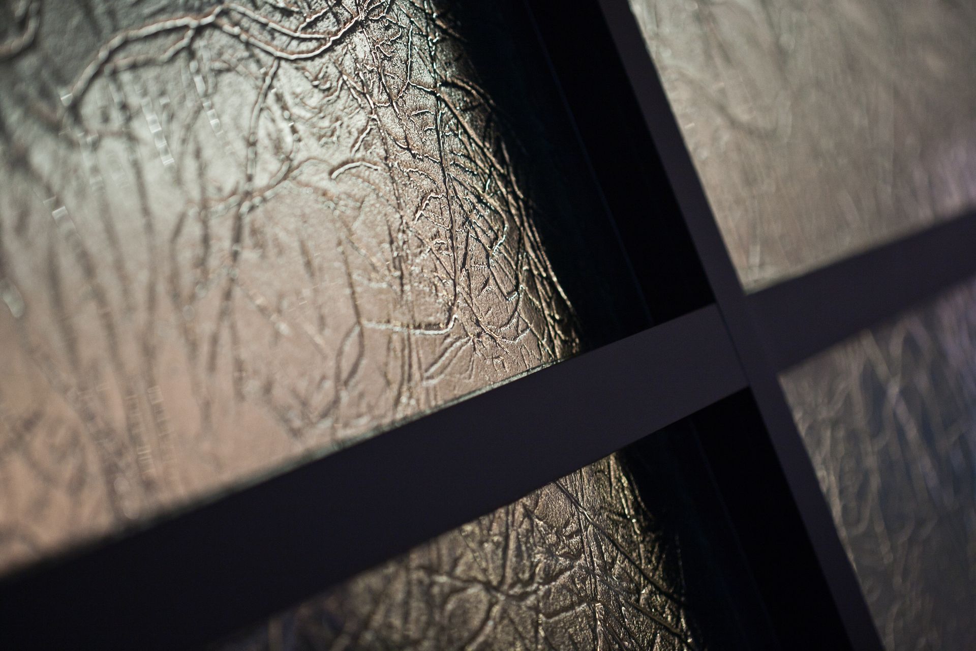 cast glass texture CFA corporate conference room