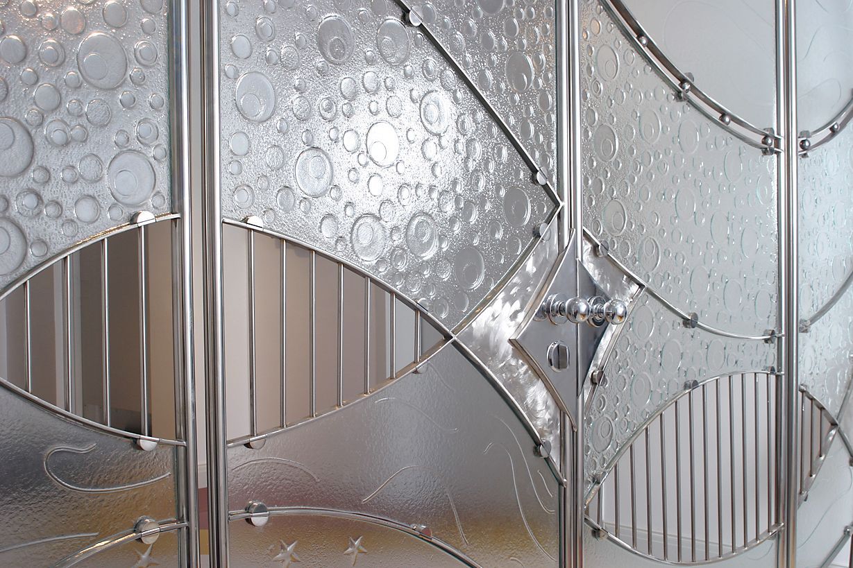 cast glass texture gate
