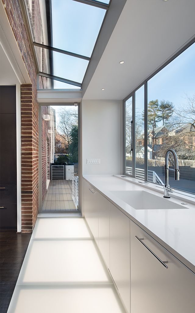 See-through floor in a residential home