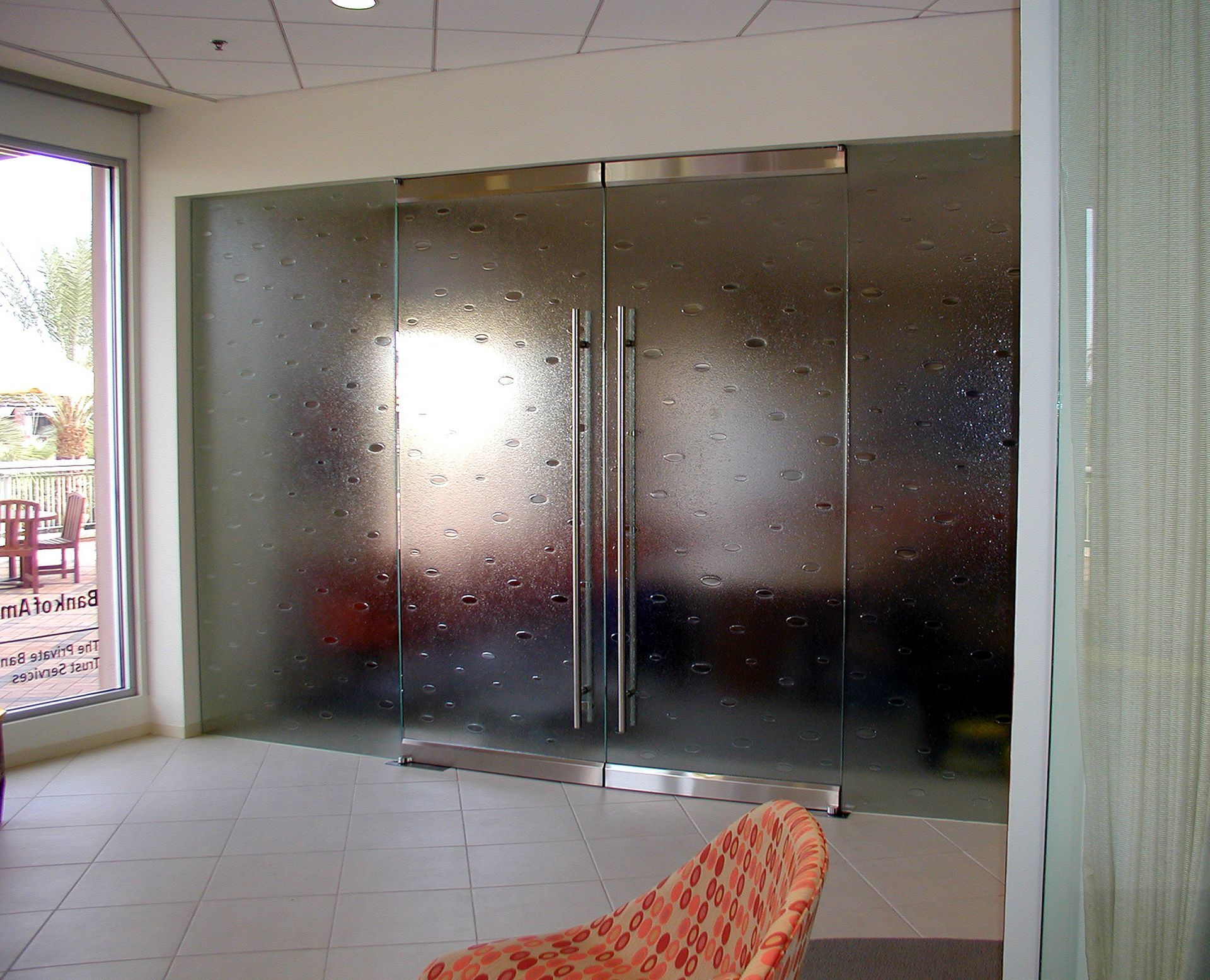 Cast Glass Door Panels