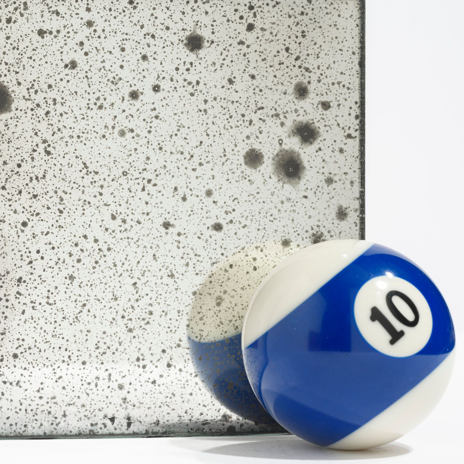 spotty antique mirror finish