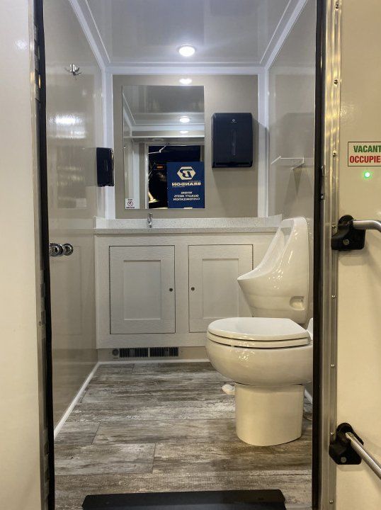 Bathroom Trailer Rental First Class Defense, LLC