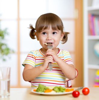 Colourful Nursery meal selection