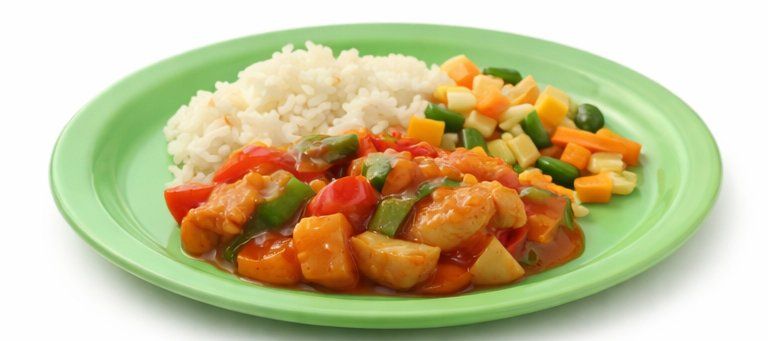 Example school lunch menu from Cupcakes Catering