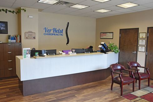 Reception area of 