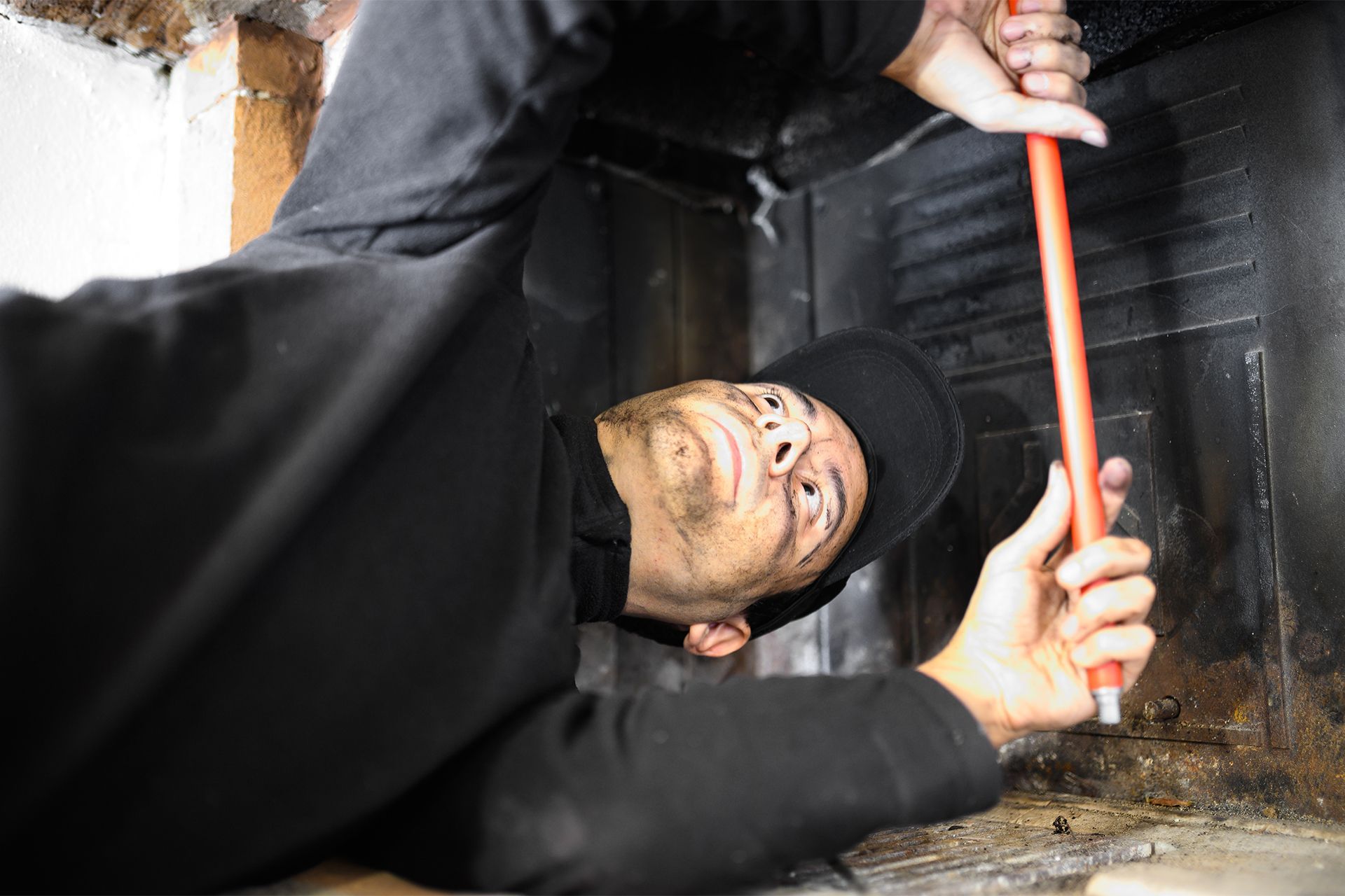 Cleaning Chimney Indoor