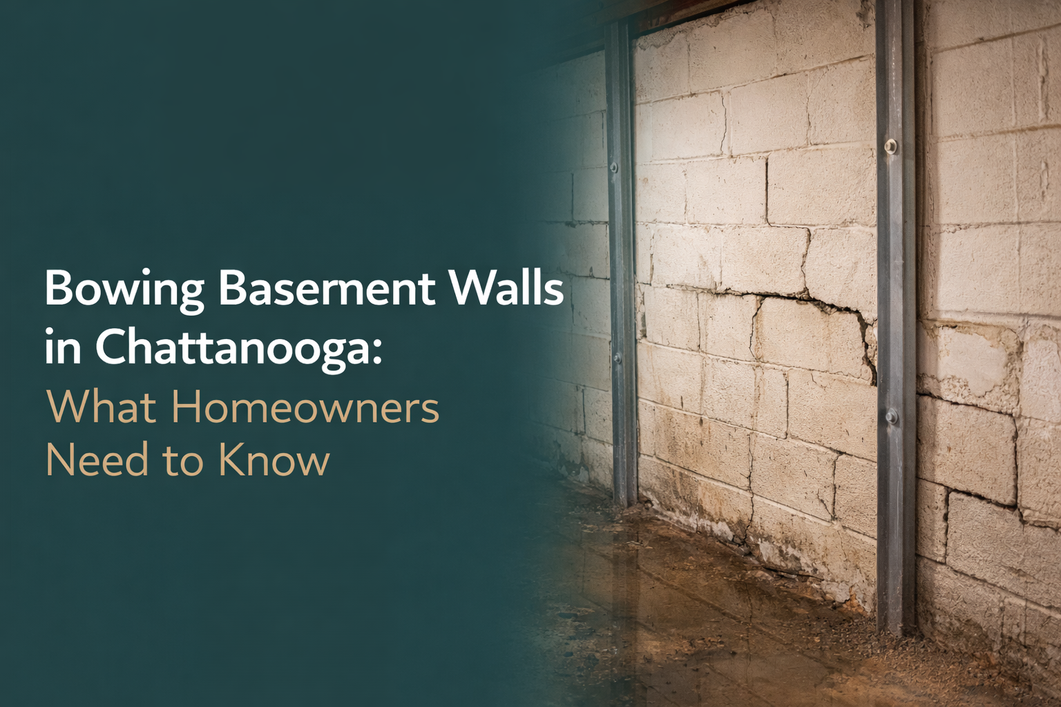Bowing Basement Walls in Chattanooga: What Homeowners Need to Know