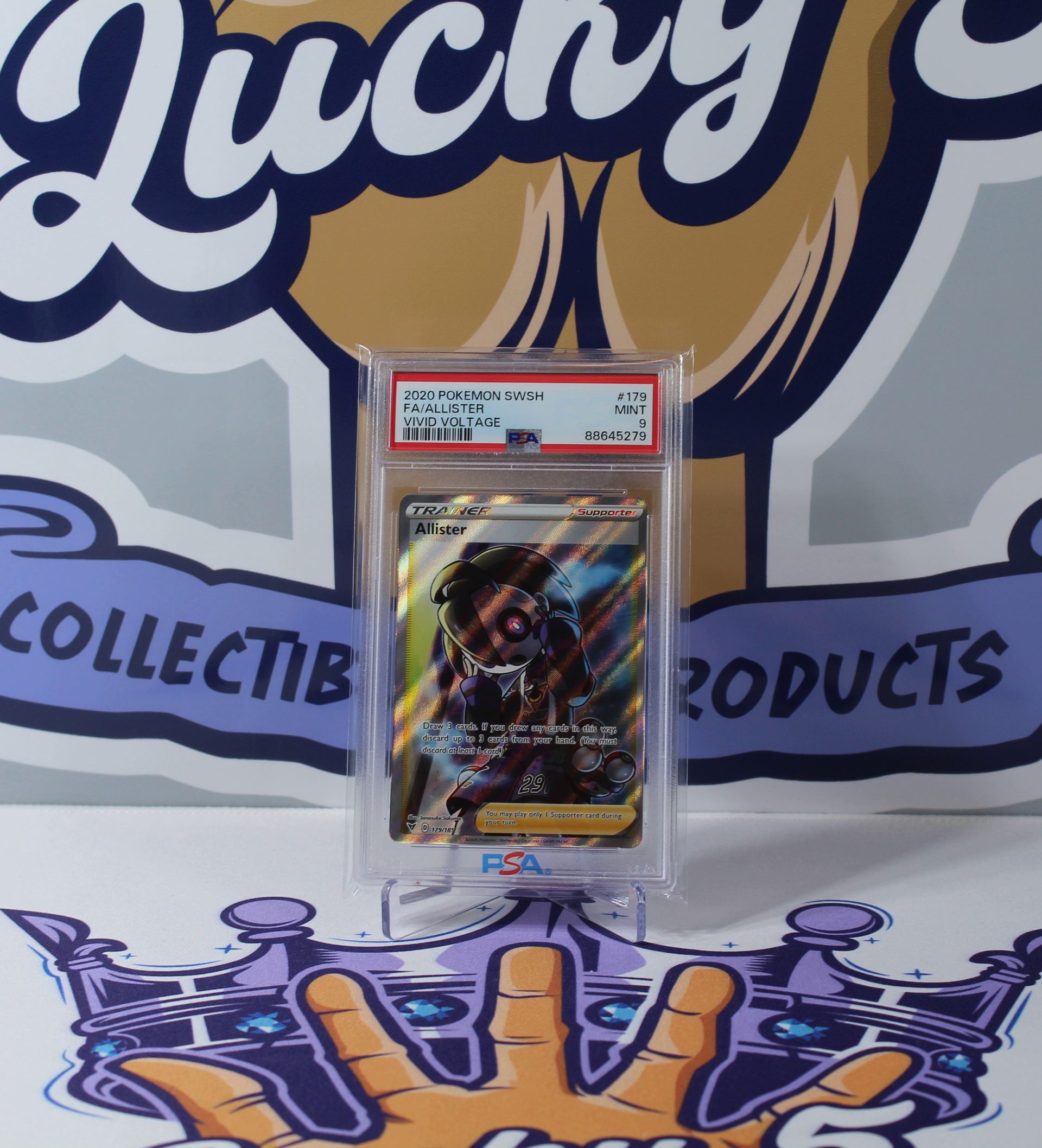PME00005-PSA 9 Allister Mint | Full Art 179/185 | Pokémon 2020 Sw&Sh - Vivid Voltage