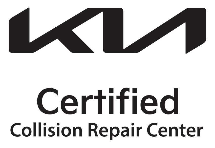 A nissan certified collision repair network logo on a white background.