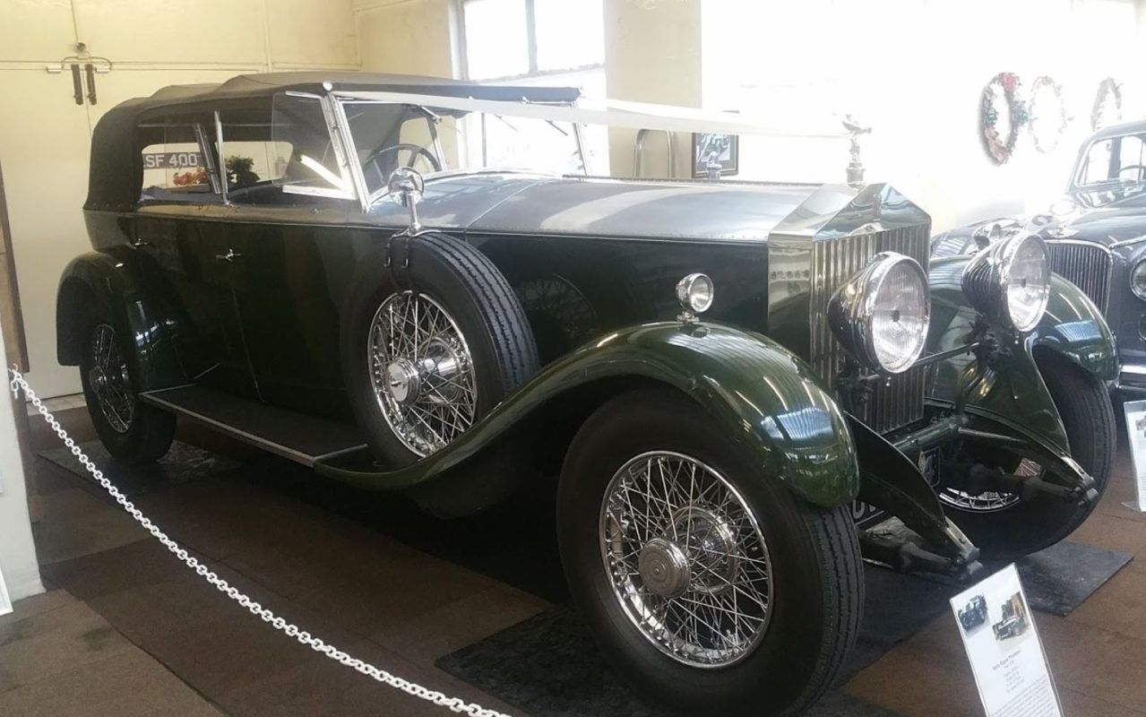 Shelves showing a range of items