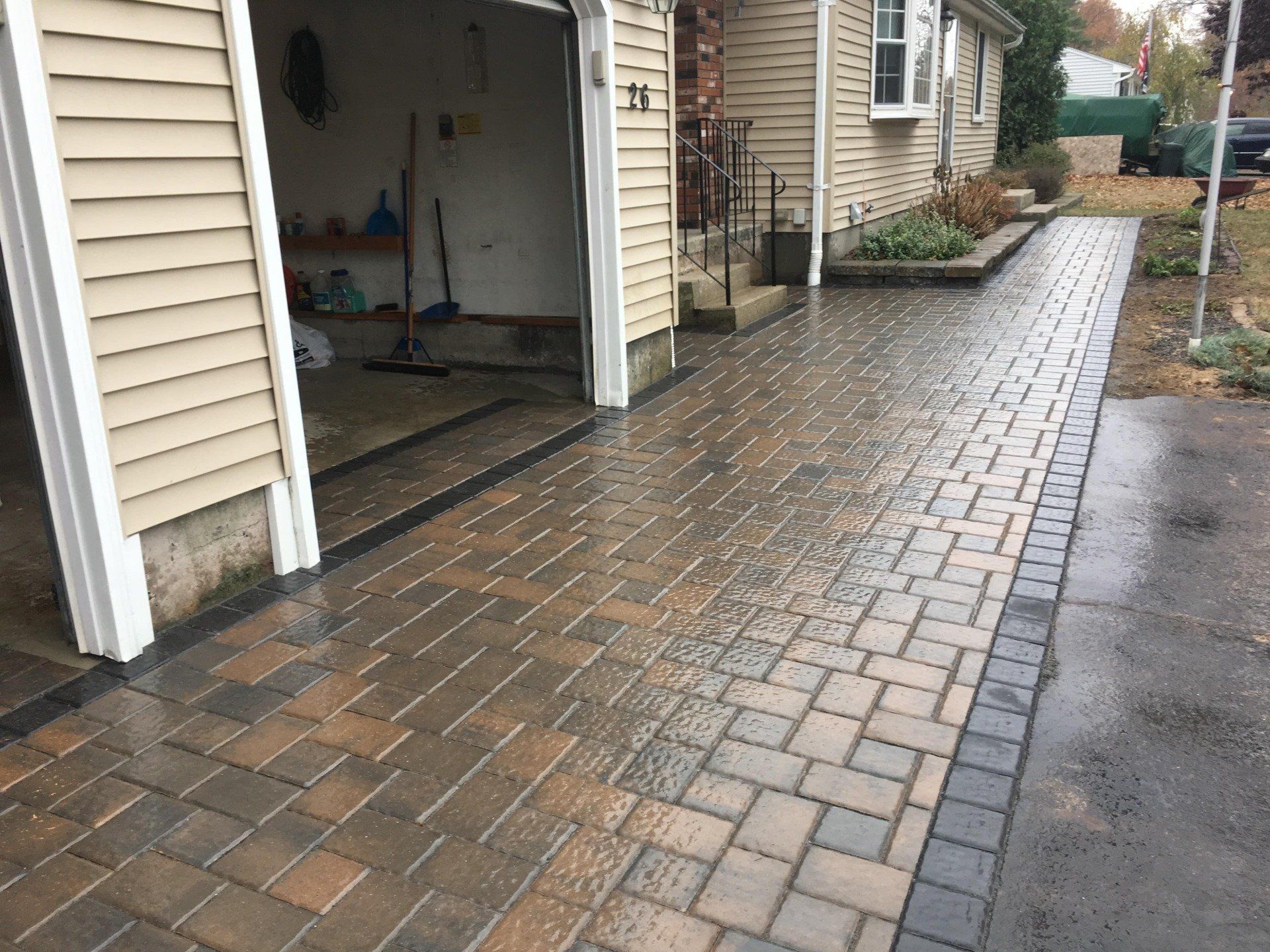 large stone walkway in manchester ct
