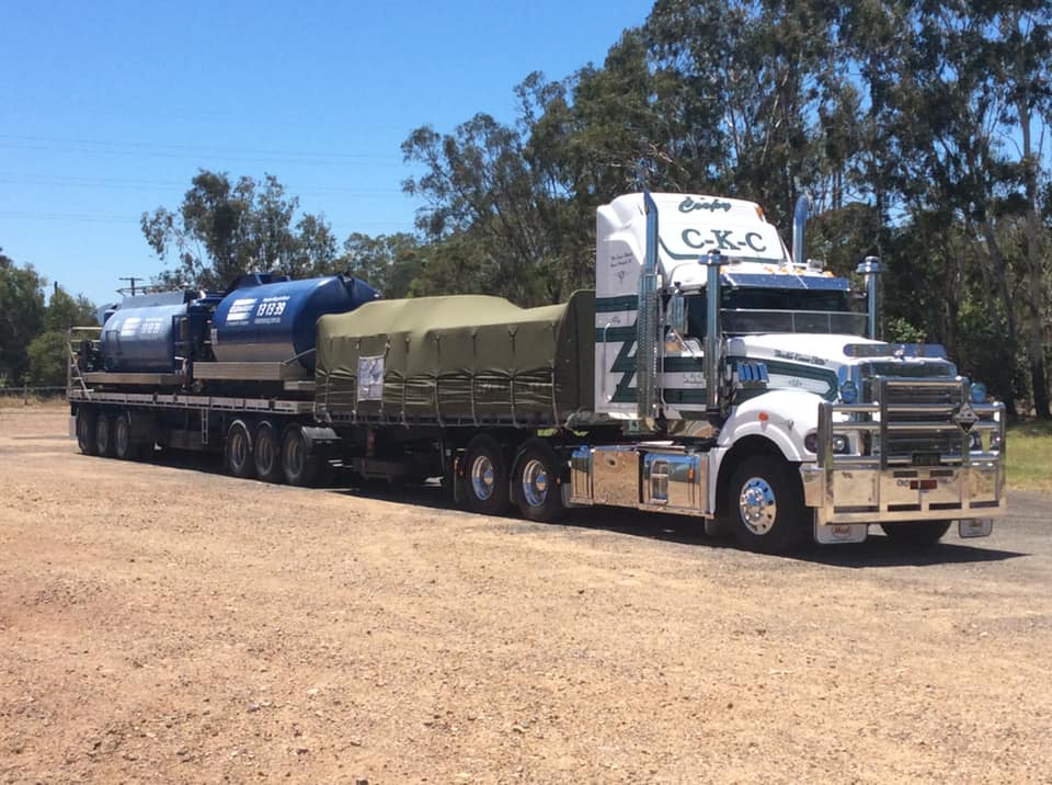 Truck with flammable liquid and cargo — Our Fleet in Townsville, QLD