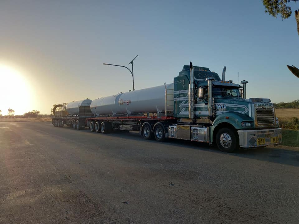 Truck carrying flammable liquids — Transportation of Dangerous Goods in Townsville, QLD