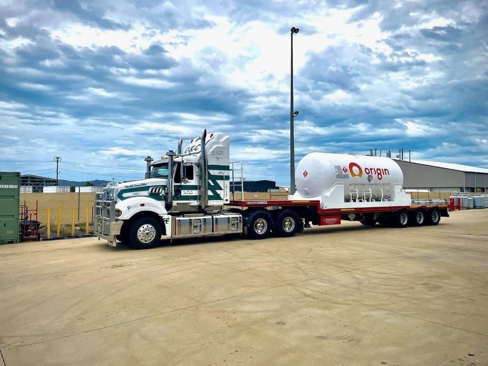 Gas freight truck — Our Fleet in Townsville, QLD