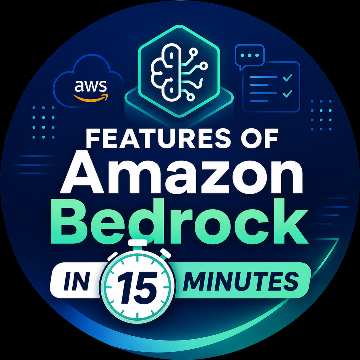 Features of Amazon Bedrock in 15 minutes