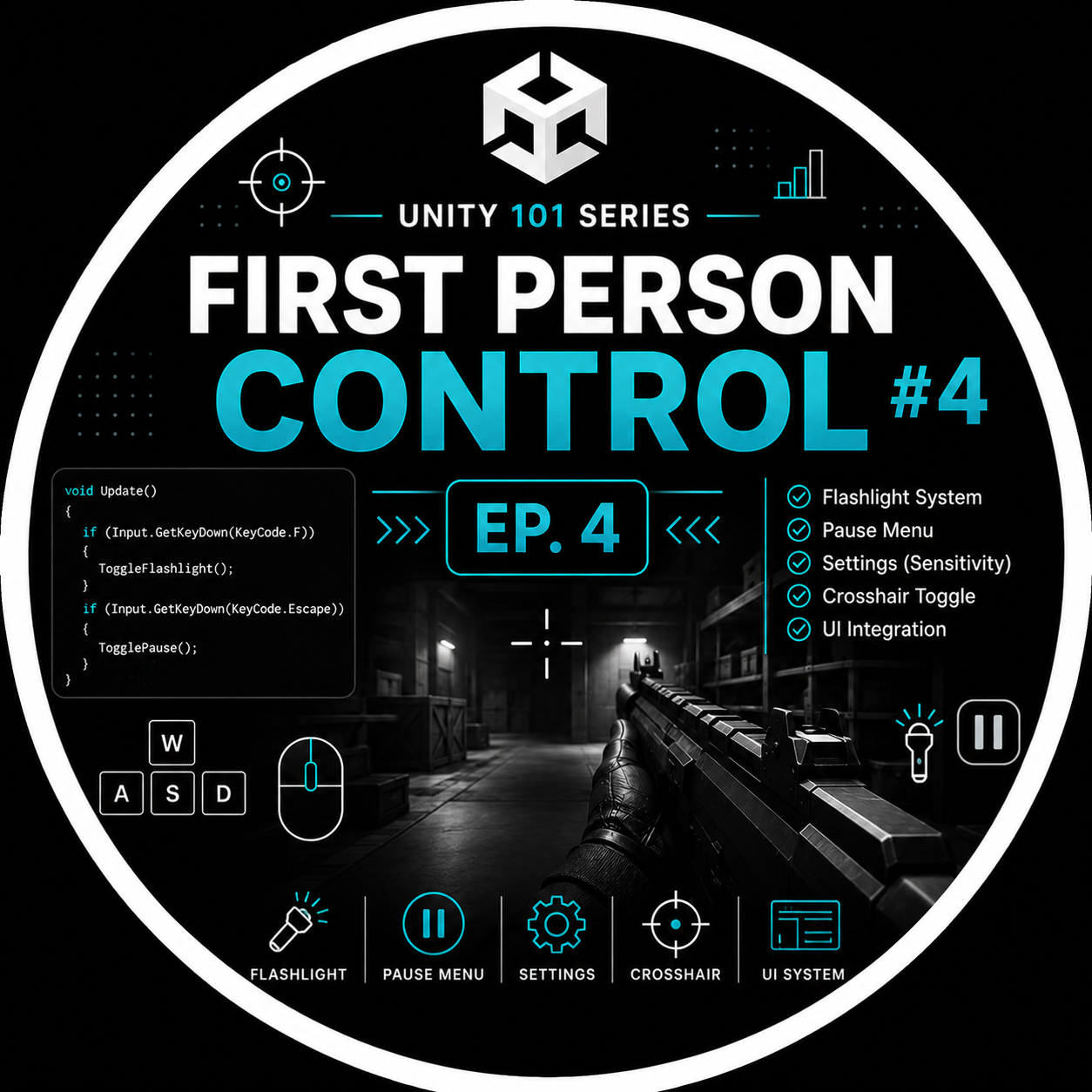 First Person Control Ep. 4 | Unity 101 Series