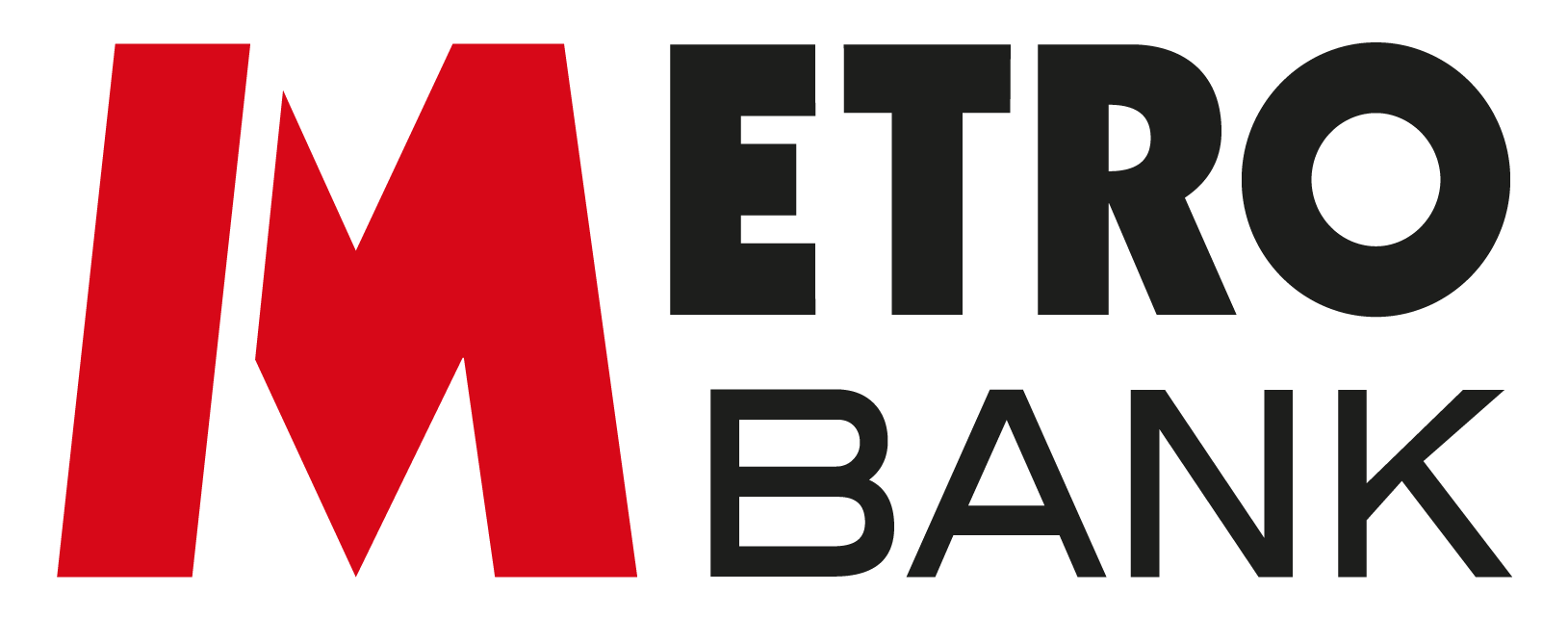 Metro Bank logo: Red 