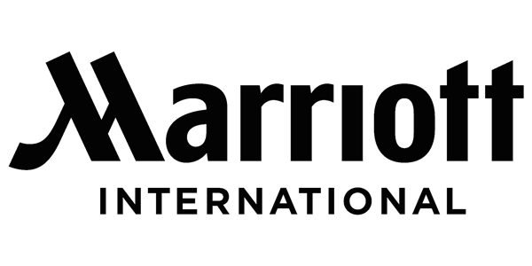 Marriott International logo with stylized 