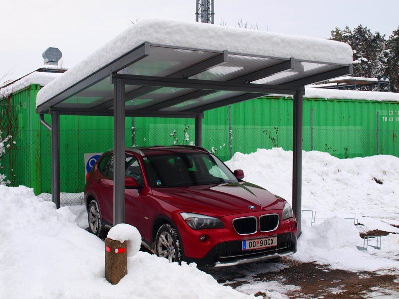 Dachverglasung Carport