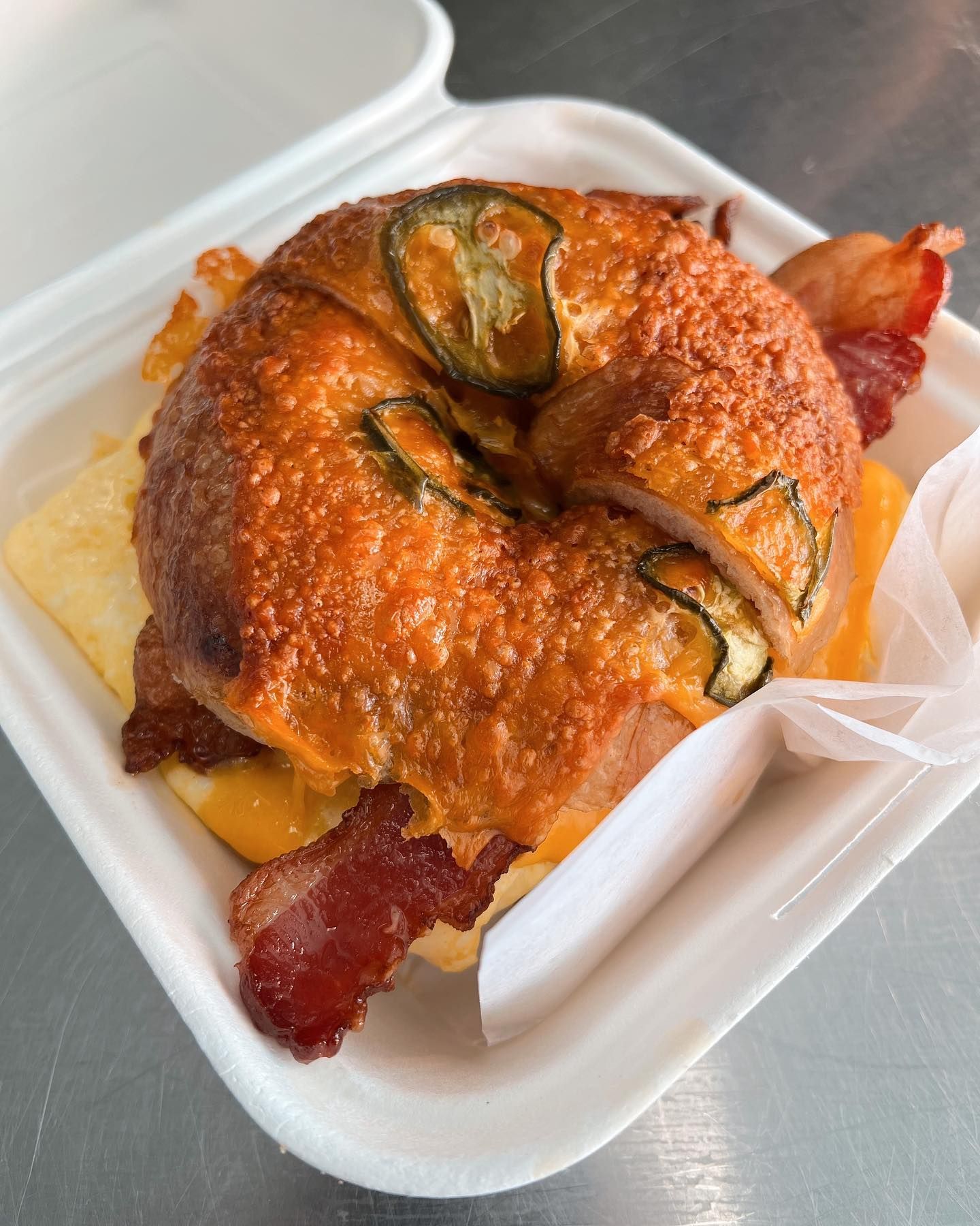 dopest dough breakfast sandwiches