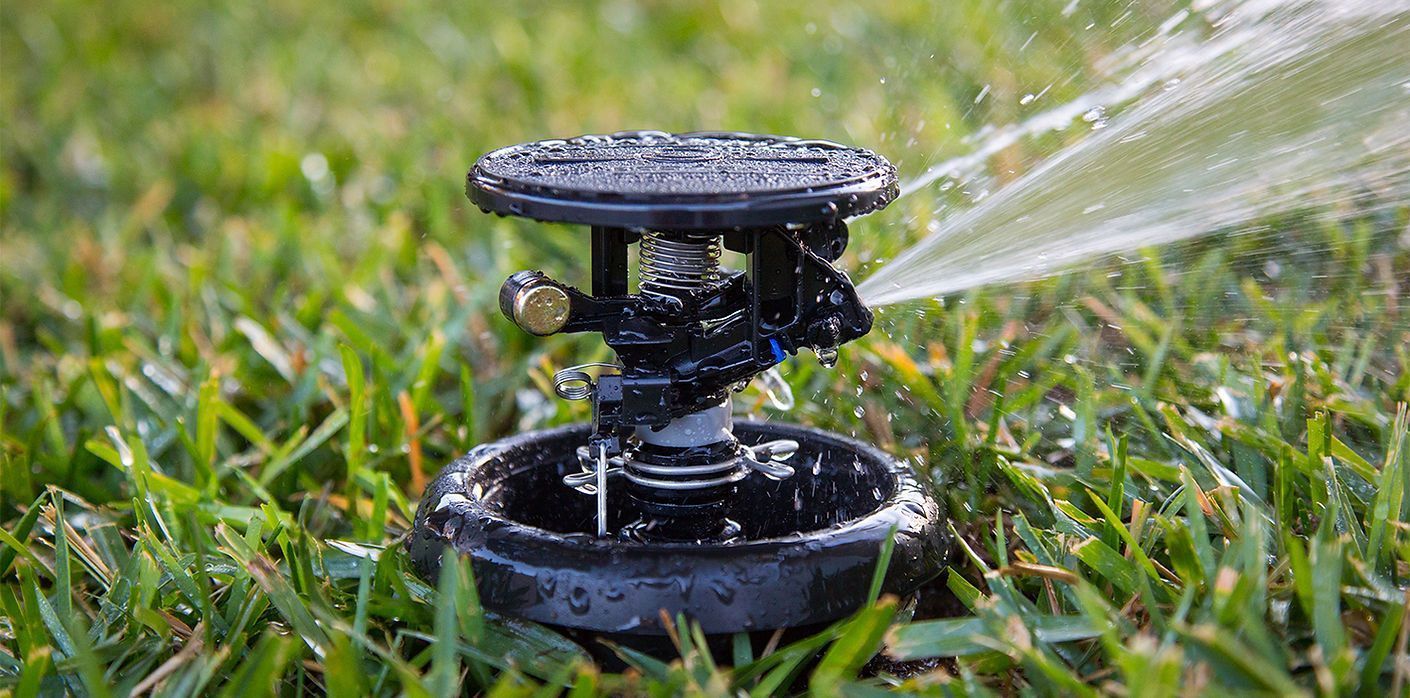 Irrigation maintenance.