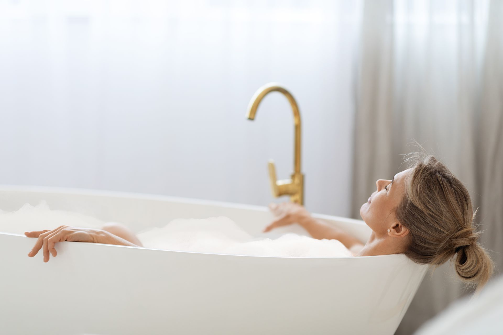 SOINS AU THE POUR LE BAIN