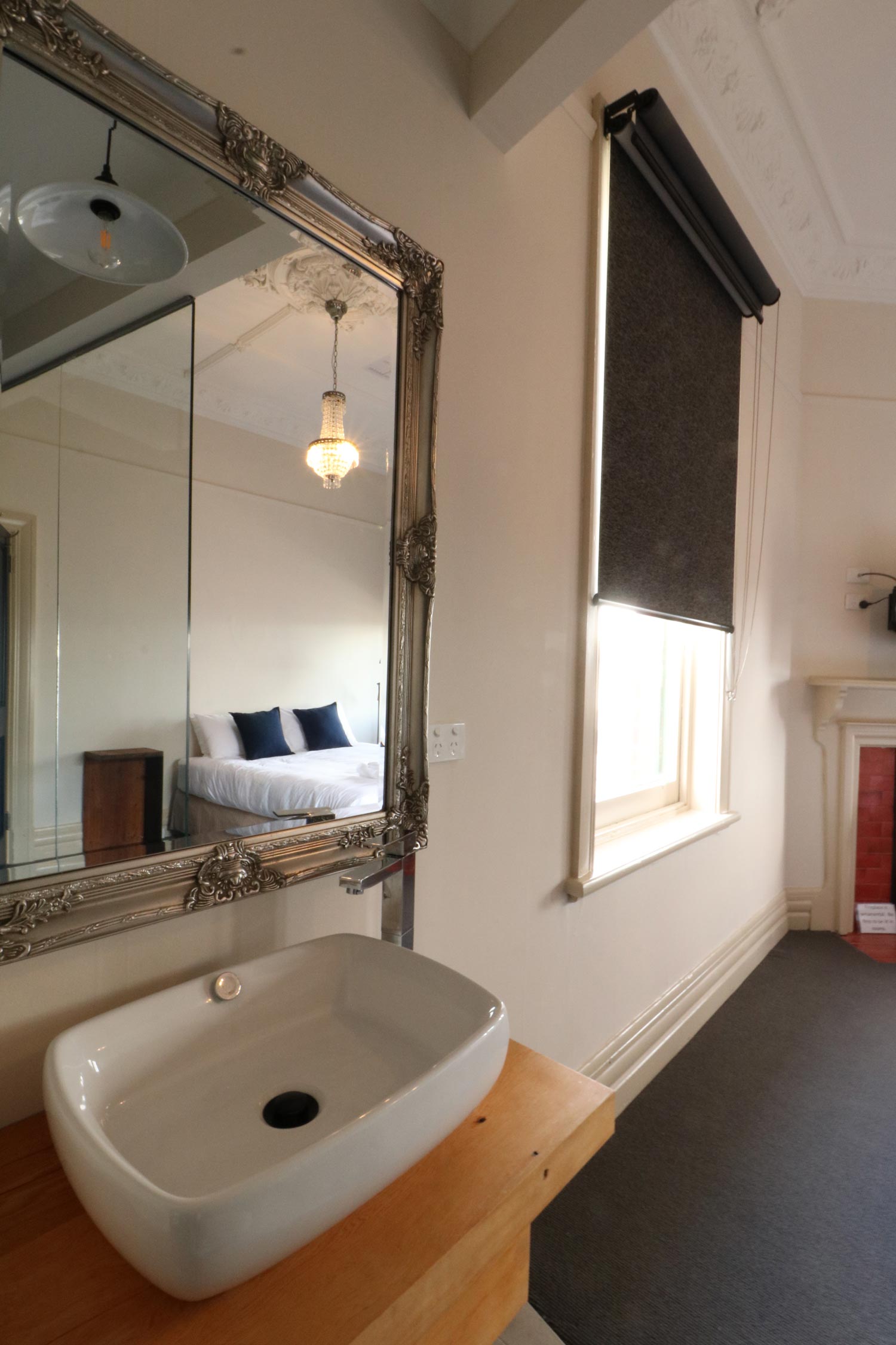 Mirrors And Wash Area